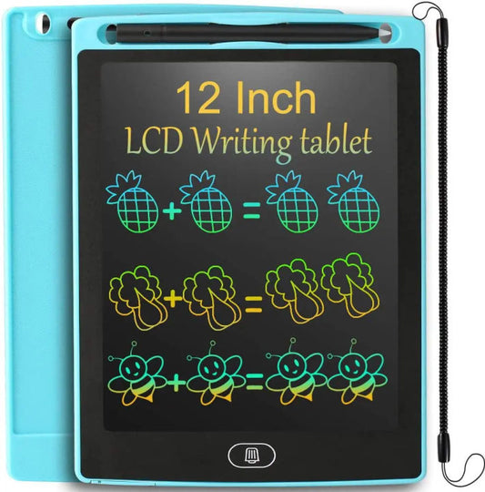 12 Inch LCD Writing Tablet for Kids: Multicolor Drawing Pad